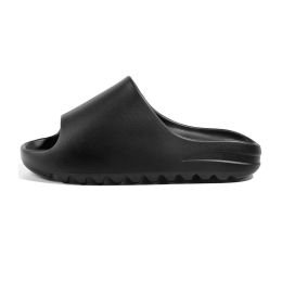 Summer Beach Ourdoor Slides Ladies Slippers Platform Mules Shoes Woman Flats New Men Fashion Couple Slippers Indoor Household (Color: Black, size: 42-43(26Cm))