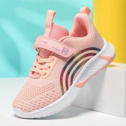 Child Leisure Non-slip Breathable Tenis Walking Sports Shoes Kids Teens Casual Mesh Sneakers Girls Boys Fashion Running Trainers (Color: Tnm903868-3, size: 33)