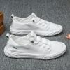 Spring Summer Autumn Casual Sneaker Men Lightweight Flat Canvas Slip-on Shoes Skateboard Sport Breathable Outdoor Soft Non-slip