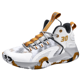Sports shoes men's basketball shoes non-slip wear-resistant high-top basketball shoes breathable outdoor sports shoes unisex (Color: Platinum, size: 43)
