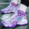 New couple basketball shoes men's sports shoes women's breathable cushioning non-slip wear-resistant gym training sports shoes