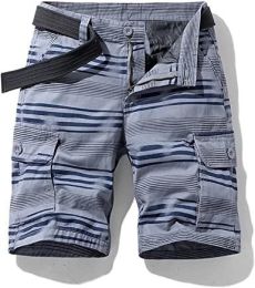 Men's Casual Sports Shorts Quick Dry Fashion Fit Twill Cargo Shorts Shorts with Pockets (Color: Pa8-Xl)
