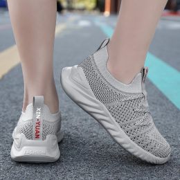 Children Mesh Casual SportShoes Girls Lace-up Flat Sneakers Banner Footwear Boys Summer Lightweight Breathable Non-slip Trainers (Color: Gray, size: 36)