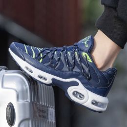 New Arrival Cushion Mesh Breathable Running Shoes Army Green Light Summer Walking Shoes Men Women Sneakers Hombre Big Size 39-47 (Color: 8910 Blue, size: 46)