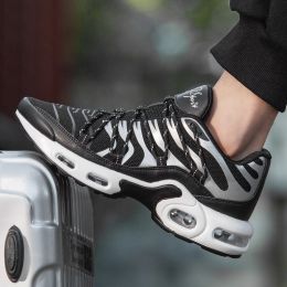 New Arrival Cushion Mesh Breathable Running Shoes Army Green Light Summer Walking Shoes Men Women Sneakers Hombre Big Size 39-47 (Color: 8910 Black White, size: 42)