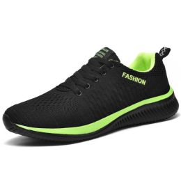New Arrival Cushion Mesh Breathable Running Shoes Army Green Light Summer Walking Shoes Men Women Sneakers Hombre Big Size 39-47 (Color: 9088 Black Green, size: 46)