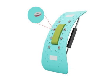 Back Cracker New Back Massager Lumbar Neck Stretcher Spine Board Back Support Relax Cervical Masajeador Fitness Stretching Massage (Color: Green, Option: Hot Rotation)