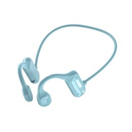 BL09 Wireless Headset; Bluetooth 5; 0; Bone Conducting Audio Equipment; OpenEAR; Outdoor Sports; Stereo; Waterproof; Microphone (Color: Bl09-Blue)