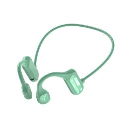 BL09 Wireless Headset; Bluetooth 5; 0; Bone Conducting Audio Equipment; OpenEAR; Outdoor Sports; Stereo; Waterproof; Microphone (Color: Bl09-Green)