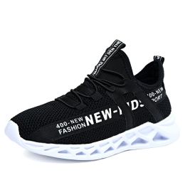 2019 Spring Autumn Kids Sport Running Shoes Boys Sneakers Tenis Basket Footwear Red Black Breathable Girls Soft Chaussure Enfant (Color: White Kids Sneakers, size: 9)