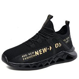 2019 Spring Autumn Kids Sport Running Shoes Boys Sneakers Tenis Basket Footwear Red Black Breathable Girls Soft Chaussure Enfant (Color: Gold Kids Sneakers, size: 12.5)