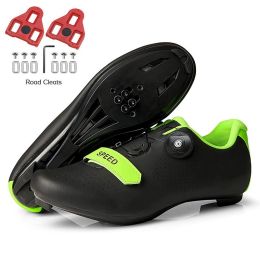 Sapatilha Ciclismo Mtb Men Road Cycling Shoes Speed Sneaker Racing Flat Pedal Women Mountain Bike Boots Spd Bicycle Cleats Shoes (Color: Purple, size: 39)