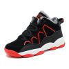 Children Winter Plus Plush Warm Sneakers Boys Casual Sport Shoes Kids Non-slip Snow Shoes Vibrant Running Trainers Jump Shoes