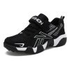 FLARUT Kids Shoes Spring Children Running Shoes Outdoor Casual Sports Girls Basket Sneakers Comfort Air Mesh Boys Trainers Black