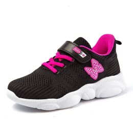 Kids Sneakers Comfortable Soft Girls Sports Shoes Breathable Baby Shoes Running Shoes For Children Outdoor Walking Footwear (Color: Black Sport Shoes, size: 13)