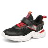 Kids Breathable Hollow Out Single Mesh Sneakers Outdoor Flat Fashion Casual Running Shoes Boy Girl Campus Anti-Slip Sport Shoe
