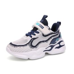 Sports Running Shoes Kids Girls Sneakers Teenager Trainers Breathable Casual Outdoor Tennis Shoes Girl Black Pink Big Size 37-38 (Color: White Kids Shoes, size: 11.5)