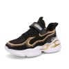 Sports Running Shoes Kids Girls Sneakers Teenager Trainers Breathable Casual Outdoor Tennis Shoes Girl Black Pink Big Size 37-38