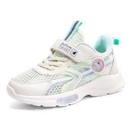 Waterproof Boys Sneakers Air Cushion Sport Shoes Kids Shoes Leather Running Shoes New Big Children Shoes Antislip Tenis Infantil (Color: Beige, size: 3)
