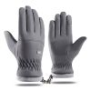 Men's Autumn And Winter Thickened Outdoor Sports Skiing Cycling Touch Screen Gloves