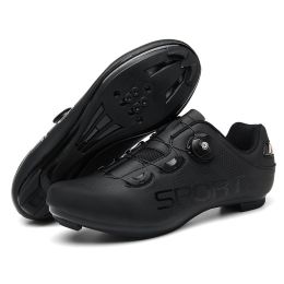 Professional Road Cycling Shoes Mtb Bike Sneakers Men Sports Flat Cleats Bicycle Shoes Mountain SPD Women Racing Speed Sneaker (Color: Auburn, size: 45)