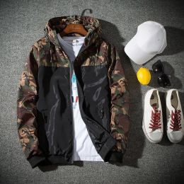Bomber Jacket Men Casual Fashion Slim New Spring Sportswear Motorcycle Mens Jackets Male Baseball Coats Plus Size 5XL (Color: Green, size: Xxxl)