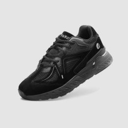 FitVille Women's Rebound Core Shoes - Jet Black (Width: Wide/2E, size: 11.5)