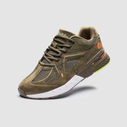 FitVille Women's Rebound Core Shoes - Army Green (Width: Wide/2E, size: 8)