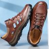 2021 New Summer Men's Sandals Breathable Casual Soft-soled Sports Business Formal Wear Men's Shoes Hollow Thick-soled Sandals