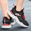 Kids Breathable Hollow Out Single Mesh Sneakers Outdoor Flat Fashion Casual Running Shoes Boy Girl Campus Anti-Slip Sport Shoe