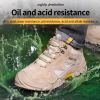 2022 Men Lightweight Safety Boots Work Shoes Indestructible Casual Sneakers Women Kevlar Insole Protective S3 Steel Toe Footwear