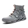 Steel Toe Cap Safety Shoes Comfortable Breathable Work Ankle Boots Lightweight Casual Protective Sneakers Teenager Four Seasons