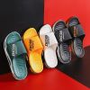 Men and Women Summer Bathroom Non-slip Slippers Korean Home Couples Wear Cool Soft Bottom Deodorant Foot Slippers