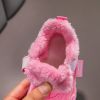 Kids Snow Sneakers 2022 Winter Popular Plush Girls' Shoes Children's Leisure Outdoor Cold Proof And Warm Sports Running Shoes