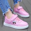 Children's Winter Sneakers Breathable Leather Kids Running Shoes Casual Waterproof Sports Shoes For Girls Sweet Cute Outdoor