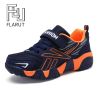 FLARUT Kids Shoes Spring Children Running Shoes Outdoor Casual Sports Girls Basket Sneakers Comfort Air Mesh Boys Trainers Black