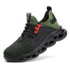 Spring Summer Autumn Men Steel Toe Cap Protect Work Safety Shoes Fly Woven Mesh Breathable Insulation Kevlar Anti-piercing Women
