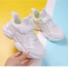 Women Children Mesh Leather Casual Shoes Soft Breathable Cozy Boy Girl Kids Running Sneaker Student Spring Summer Autumn Outdoor