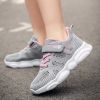 Grey Kids Running Shoes Summer Hollow Sneakers Breathable Mesh Sport Shoes Children Butterfly Pattern Footwear Chaussure Enfant