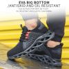 Spring Summer Autumn Men Steel Toe Cap Protect Work Safety Shoes Fly Woven Mesh Breathable Insulation Kevlar Anti-piercing Women