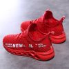 FLARUT Kids Running Shoes Sport Shoes Boys Sneakers Outdoor Light Tenis Basket Footwear Red Black Girl Breathable Soft Shoes