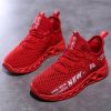 FLARUT Kids Running Shoes Sport Shoes Boys Sneakers Outdoor Light Tenis Basket Footwear Red Black Girl Breathable Soft Shoes