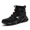 Steel Toe Cap Safety Shoes Comfortable Breathable Work Ankle Boots Lightweight Casual Protective Sneakers Teenager Four Seasons
