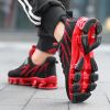 Children Outdoor Sport Shoes Breathable Mesh Anti-slip Running Shoes Boys Casual Comfortable Wear-resistant Flat Sneakers