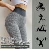 High Waist Yoga Pants Women's TIK Tok Leggings Butt Lifting Workout Tights Plus Size Sports Shapewear (Light Grey, M)