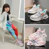 Kids Tenis Sneakers For Girls Fashion Lightweight Sports Running Shoes Children Casual Pu Leather Sneakers Autumn Winter Shoes