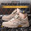 2022 Men Lightweight Safety Boots Work Shoes Indestructible Casual Sneakers Women Kevlar Insole Protective S3 Steel Toe Footwear
