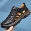 2021 New Summer Men's Sandals Breathable Casual Soft-soled Sports Business Formal Wear Men's Shoes Hollow Thick-soled Sandals