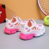Kids Sneakers Comfortable Soft Girls Sports Shoes Breathable Baby Shoes Running Shoes For Children Outdoor Walking Girls Tenis