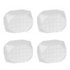 4 Pack Jawline Exerciser for Men Women Jaw Trainer Shaper Sagging Skin Double Chin Reducer with 3 Resistance Levels for Beginners Intermediate Expert